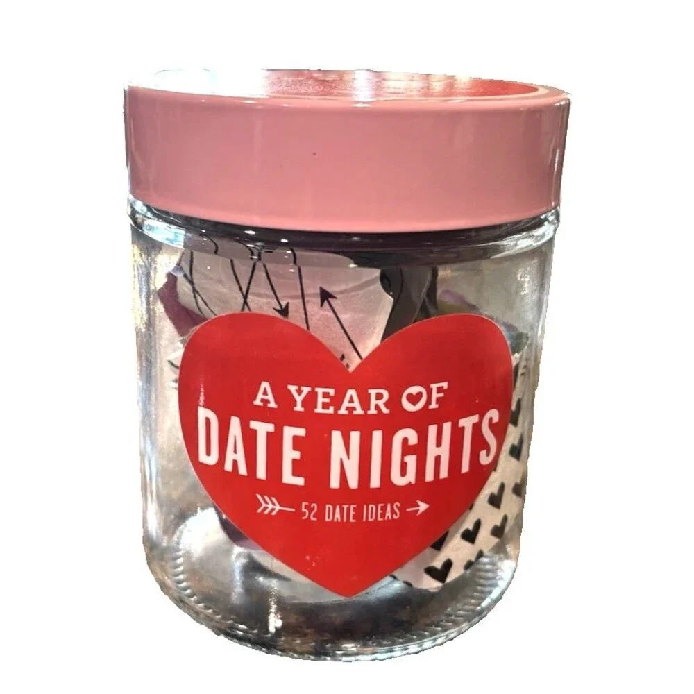 52 Date Night Ideas Jar – Romantic Gift for Couples – Ready to Use-Romantic Gift